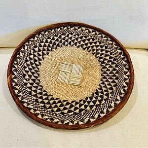 NEW Africa Woven Basket. Made by the Binga people of Zambia/Zimbabwe
